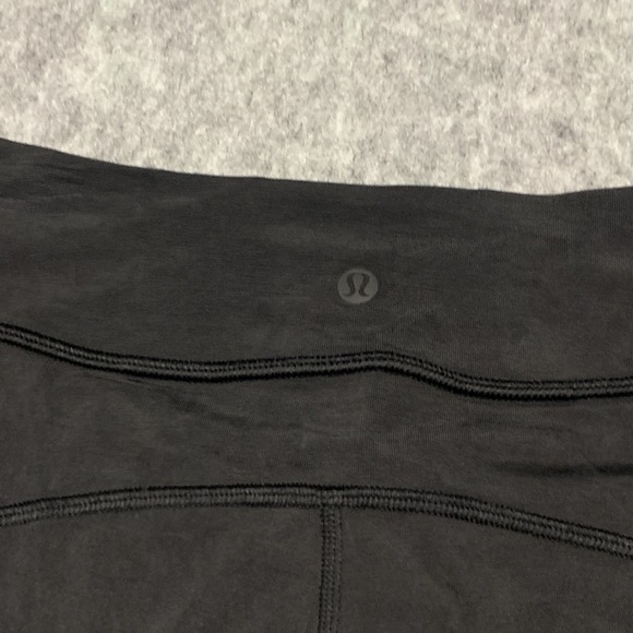 Lululemon Wide Leg HR Pull-On Crop Black Yoga Pant Women's Size 8 - Picture 5 of 12